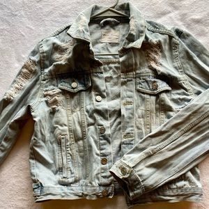 Fashion Nova Destroyed Denim Jacket